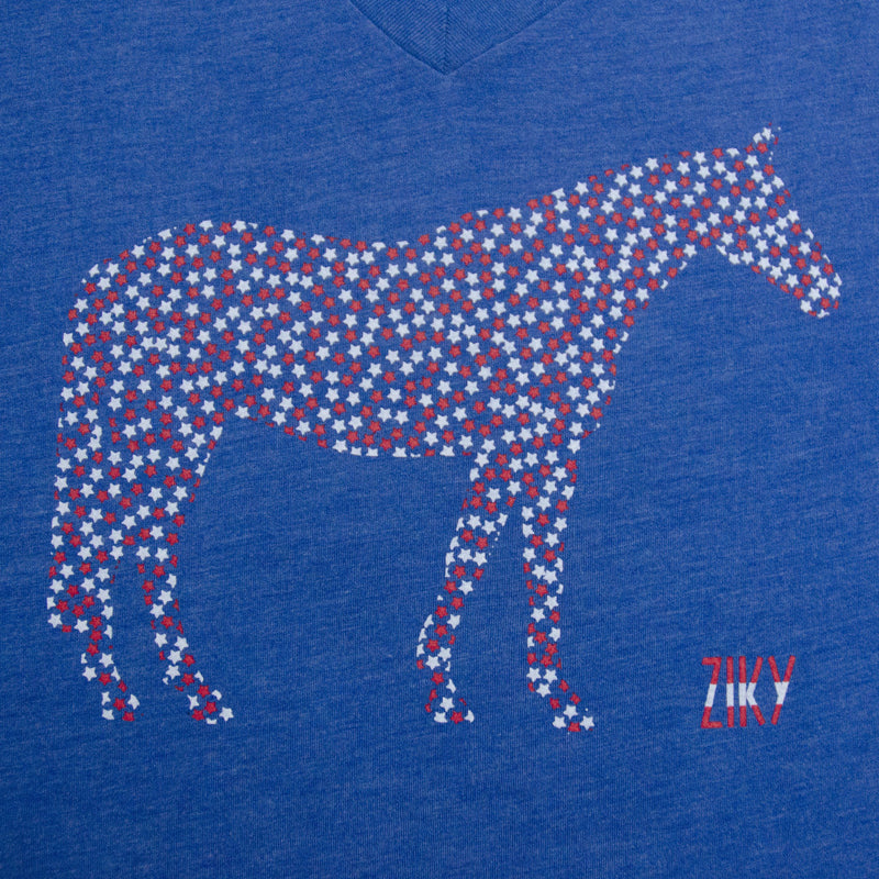 Equestrian t-shirt with horse graphic