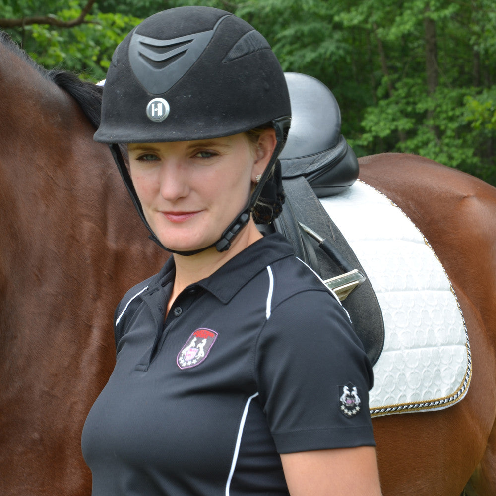 Equestrian training polo shirt