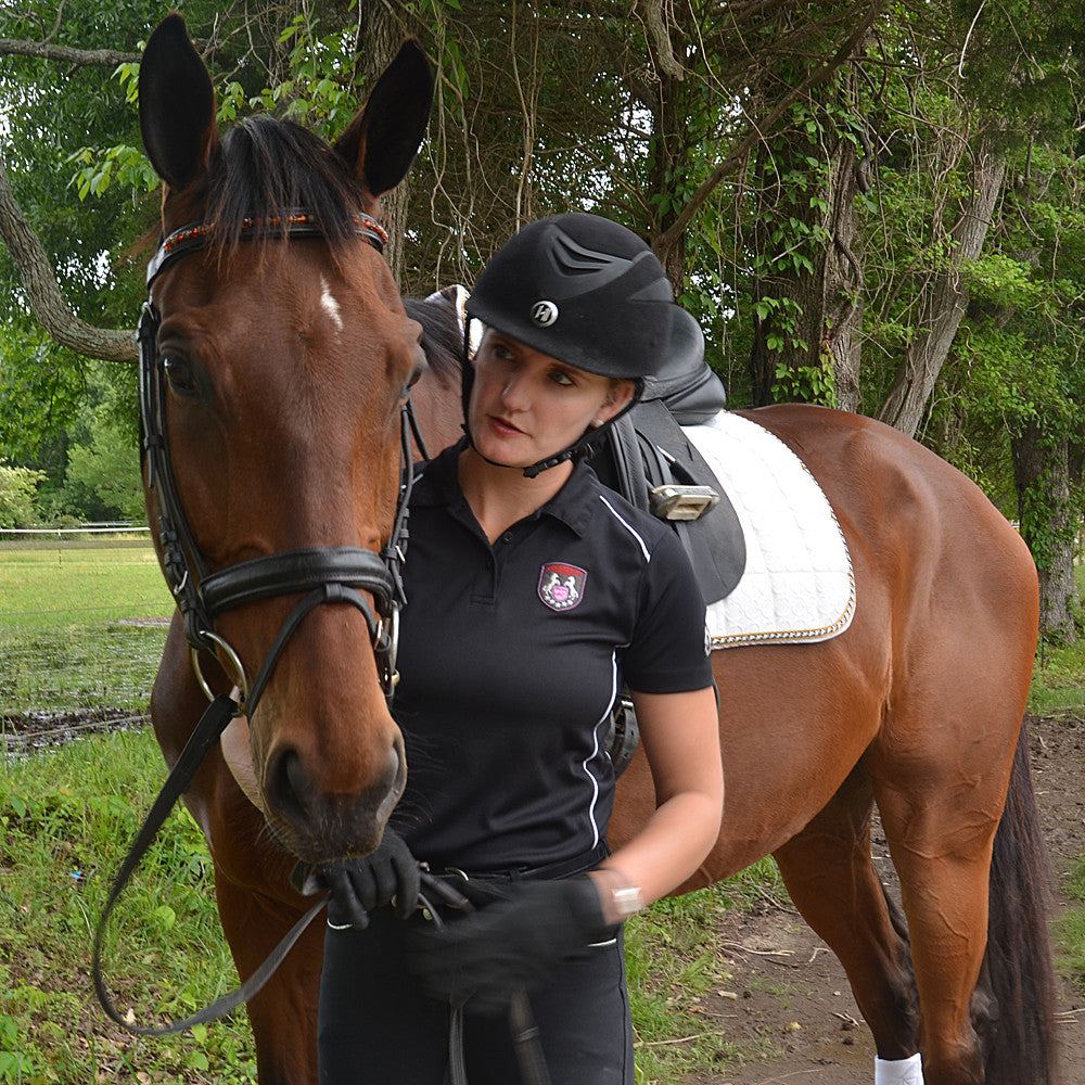 Horse training polo shirt