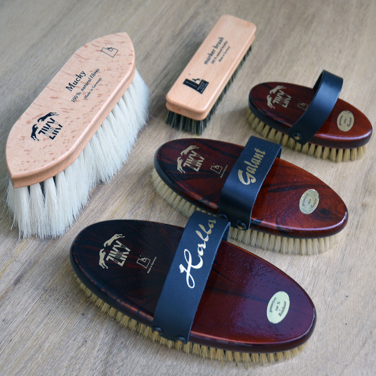 ZIKY horse grooming brushes by Leistner