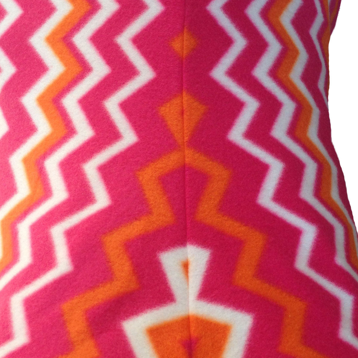 chevron fleece saddle cover detail