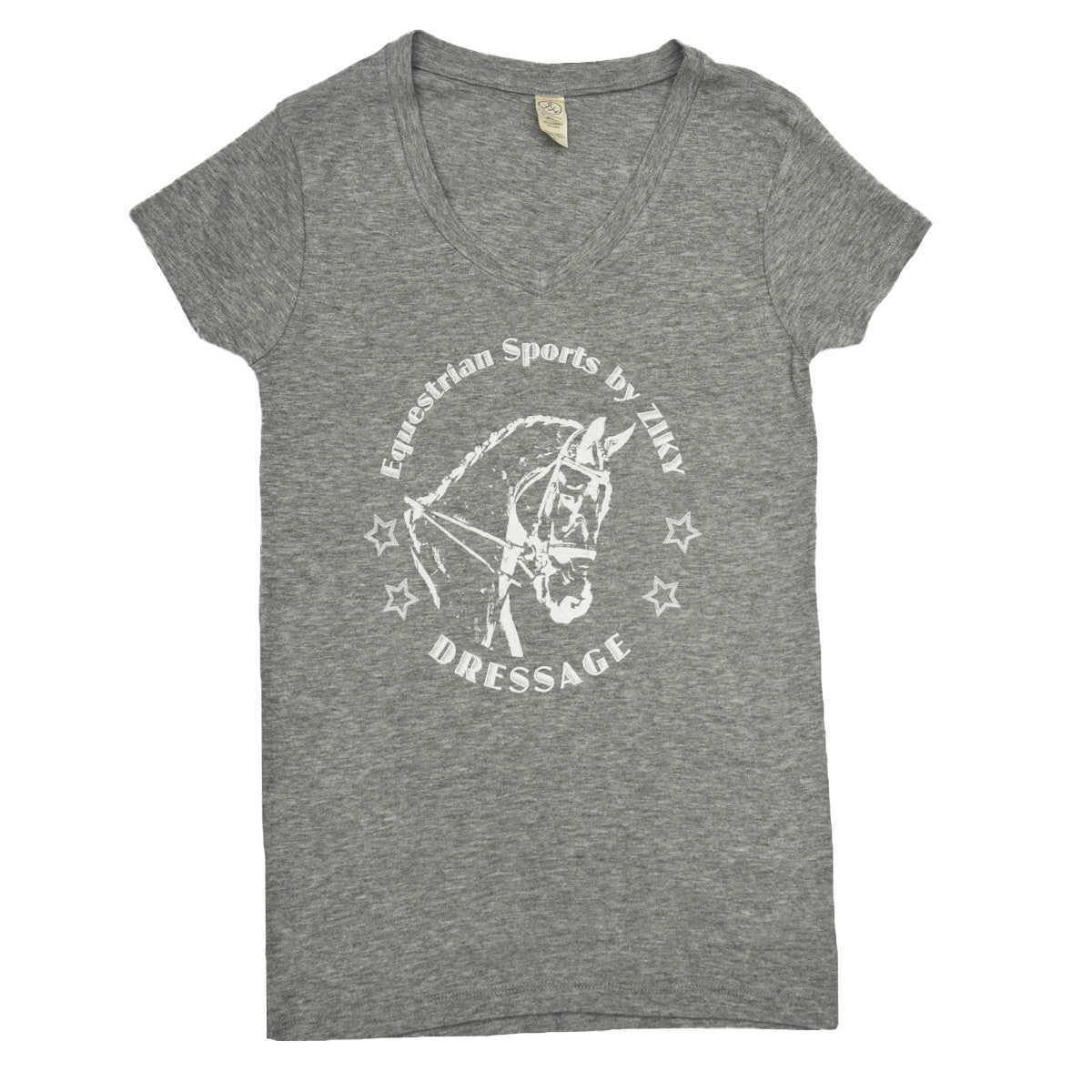 Dressage v-neck t-shirt