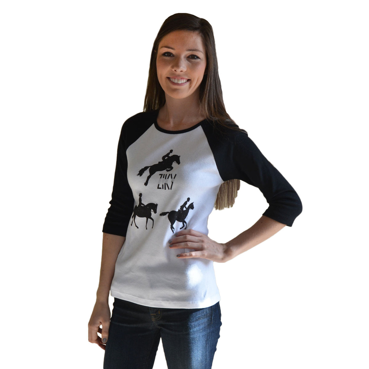 Baseball horse graphic shirt