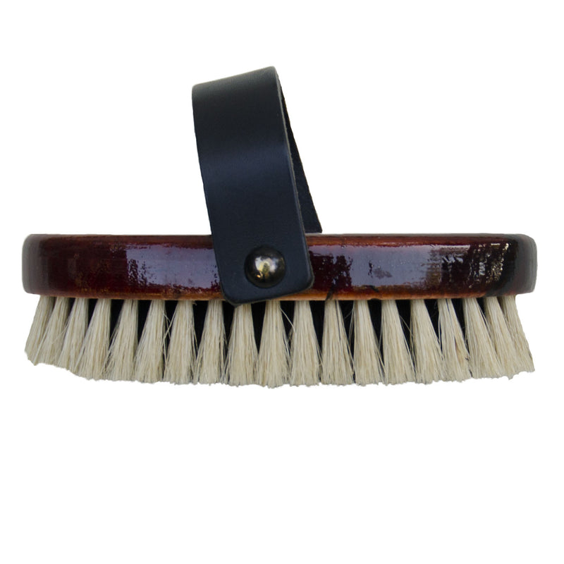 All natural wooden horse brush