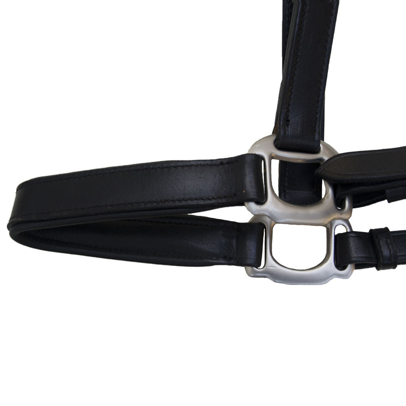 Leather halter for horses