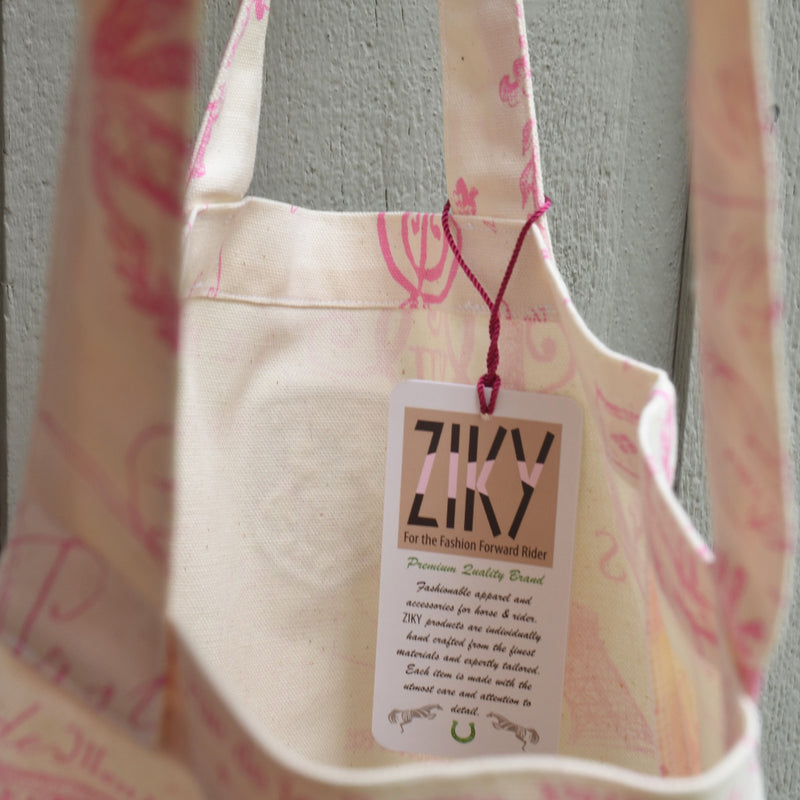 French script shopping bag