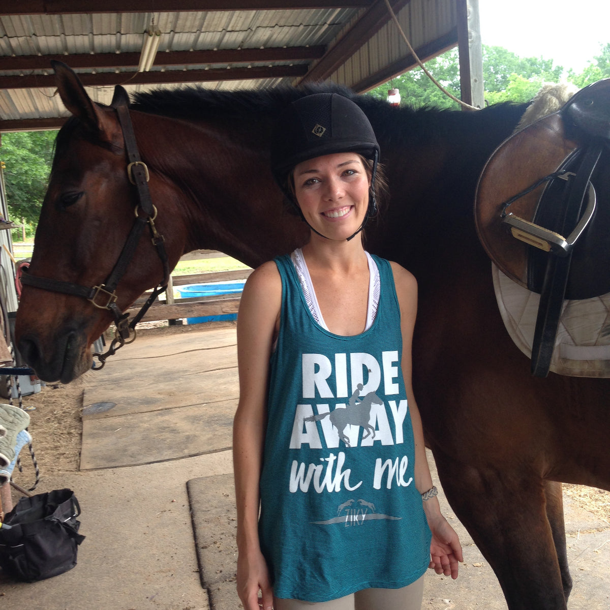 Equestrian tank top by ZIKY