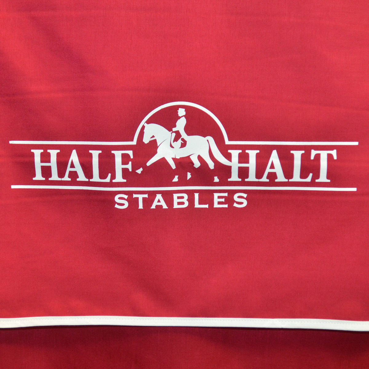 Stall drape banner screen print